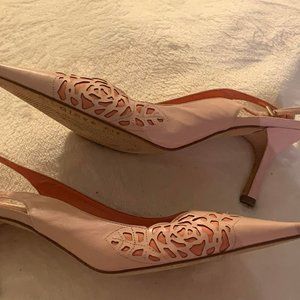 EUC Antonio Melani Sling Back Heels Excellent Condition size 8.5